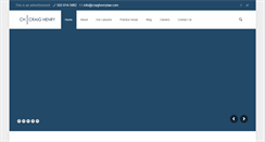 Desktop Screenshot of craighenrylaw.com